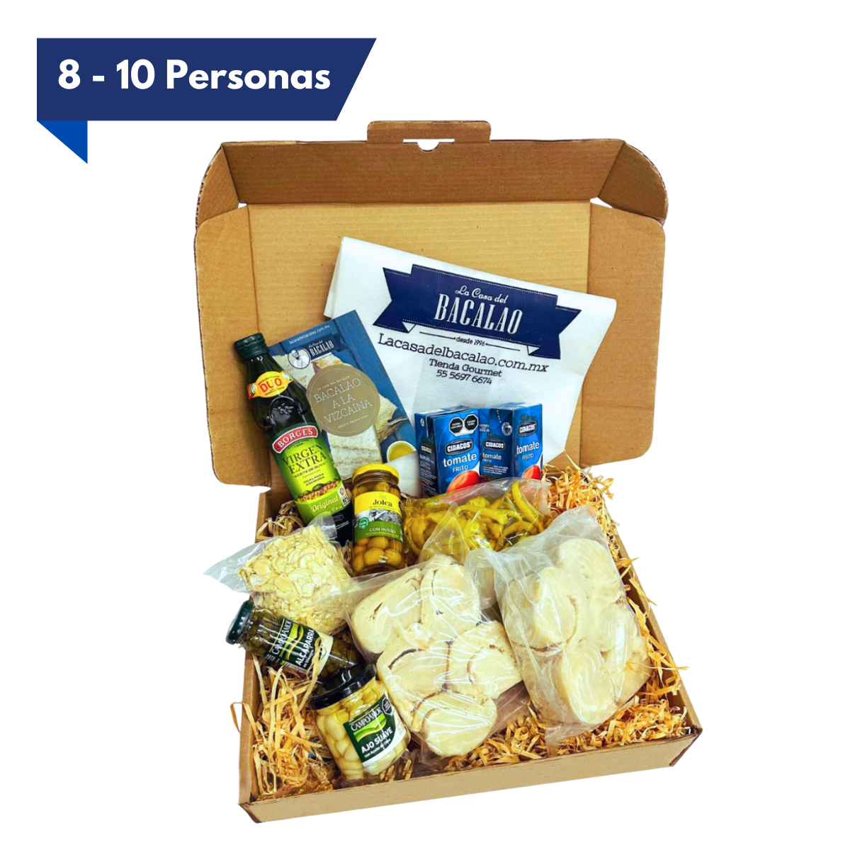 Kit para Preparar Bacalao a la Vizcaina 8-10 Personas