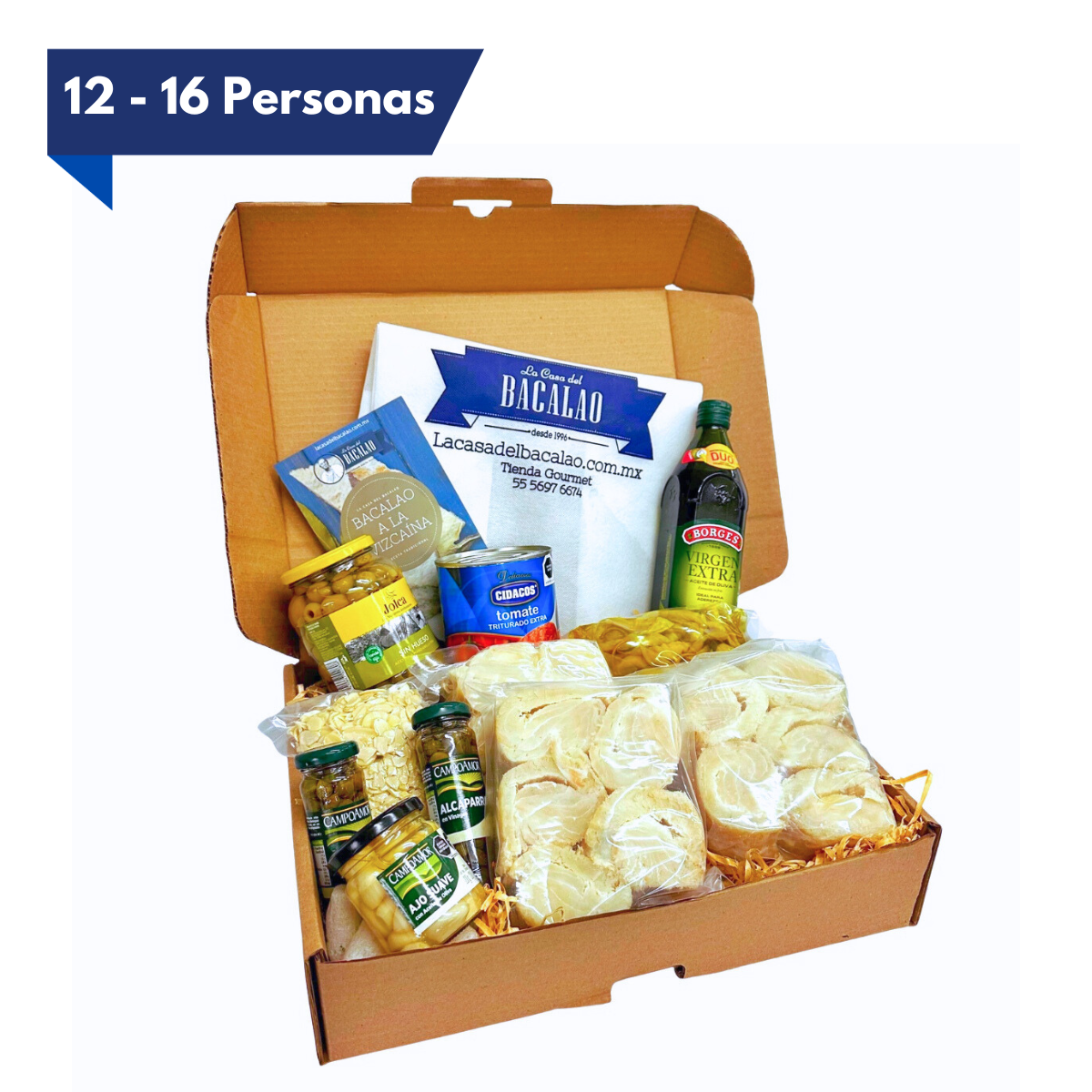 Kit para Preparar Bacalao a la Vizcaina 12-16 Personas