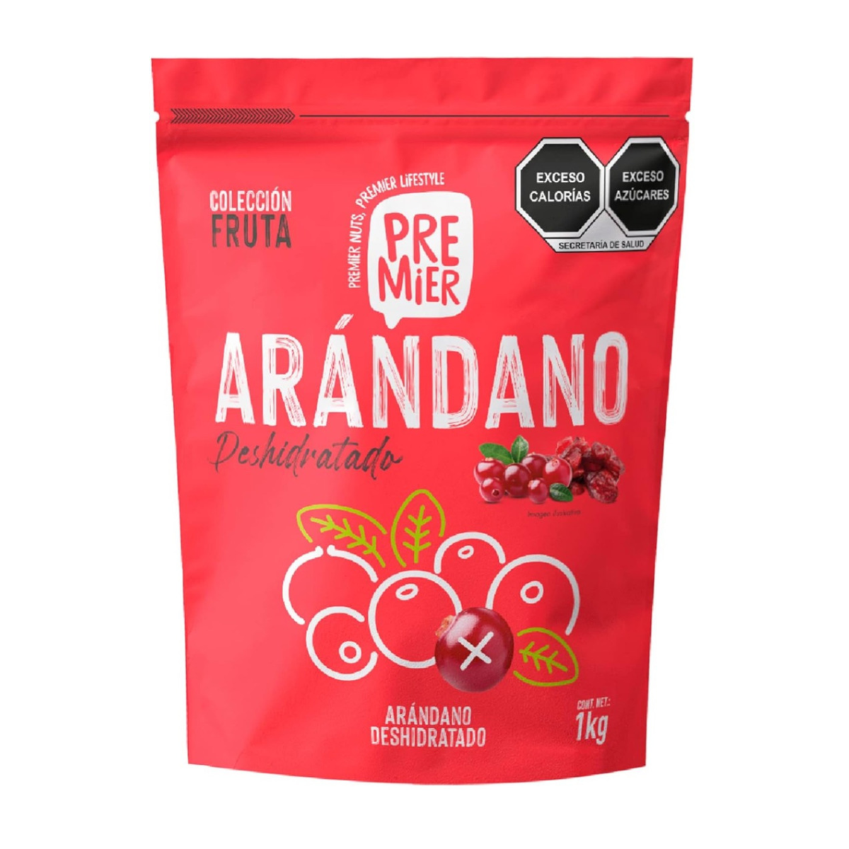 Arandano Natural Deshidratado Premier Ocean Spray 1 Kilo