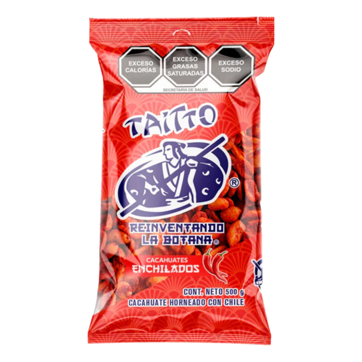 Cacahuate Enchilado Horneado Taitto 1 Kg Botana Picante