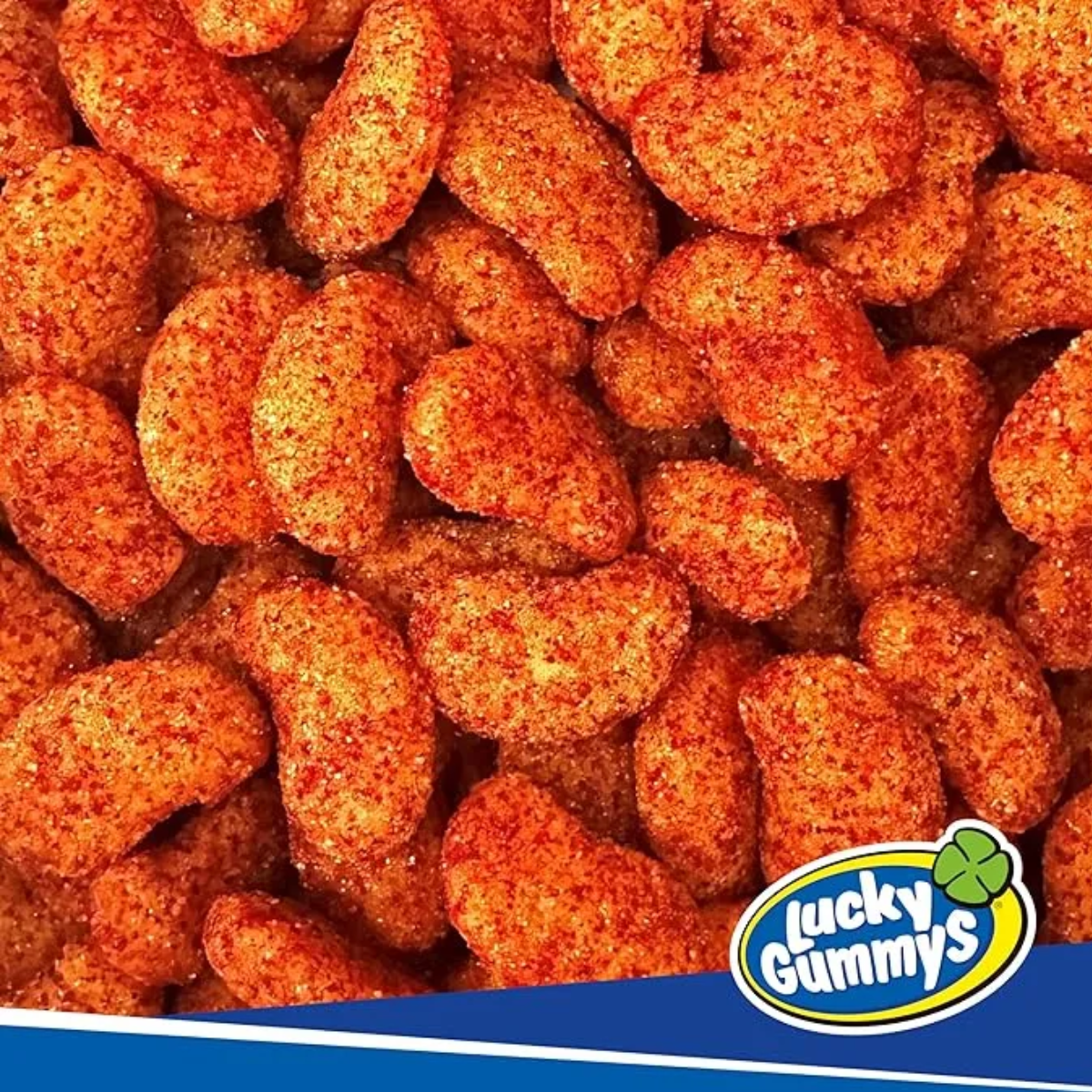 Bolsa Gomita Mango Enchilado Lucky Gummys 1 Kg Textura Suave
