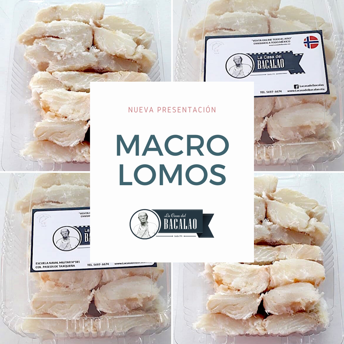 MacroLomos de Bacalao - Bacalao Noruego La casa del bacalao