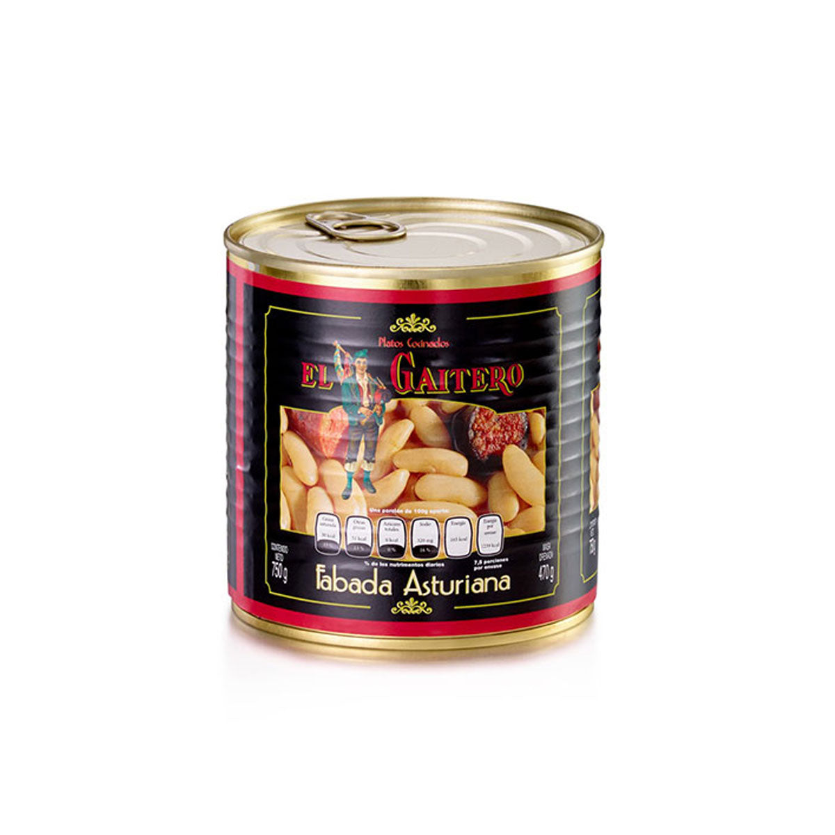 Fabada Asturiana 750g - Enlatados y Conservas La casa del bacalao