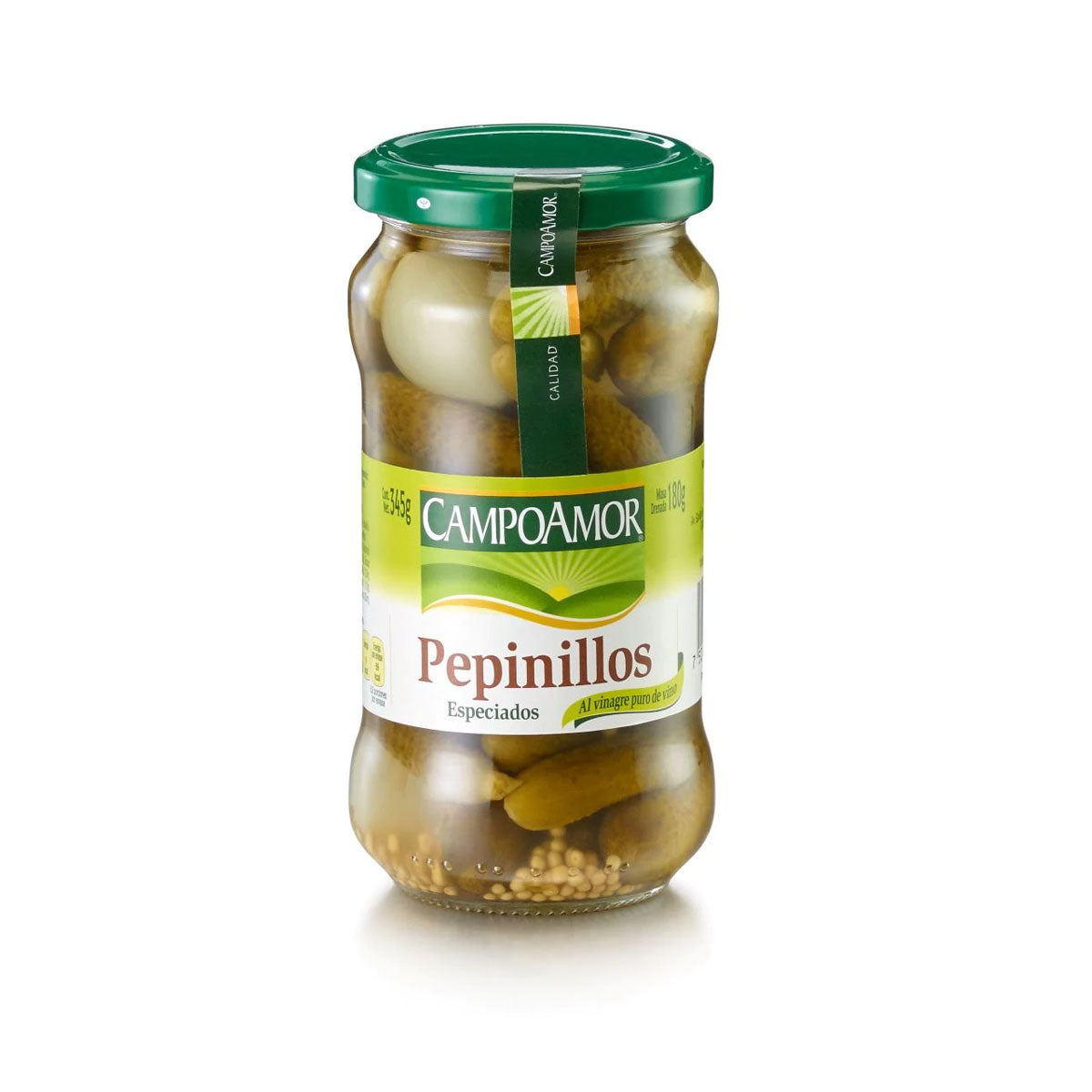 Pepinillos Agridulces 345g - Enlatados y Conservas La casa del bacalao