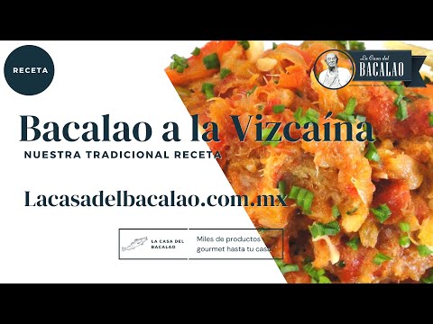 Cargar y reproducir el video en el visor de la galería, Bacalao Preparado a la Vizcaina Solo envíos en CDMX
