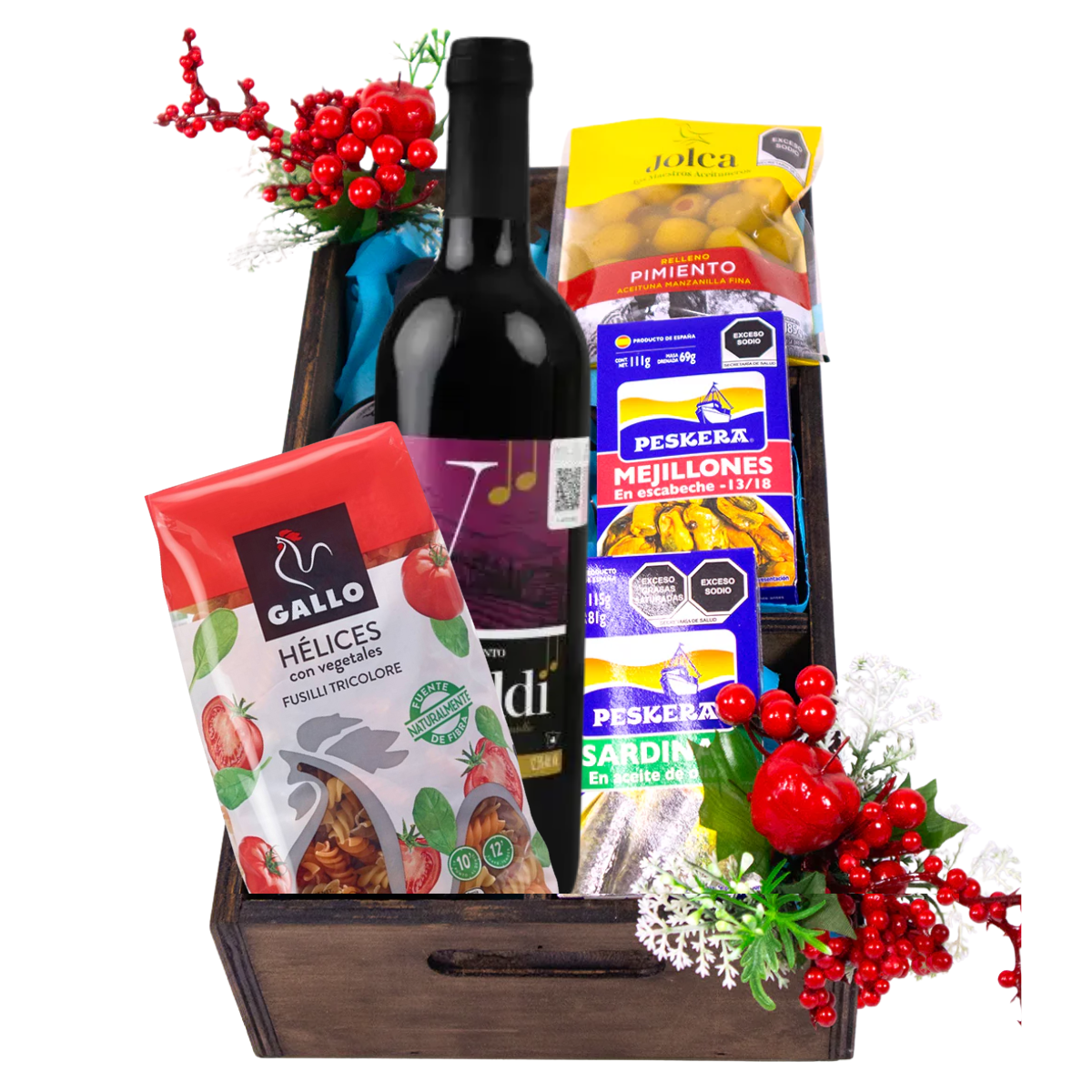 Kit 7 Arcon Canasta Navideña