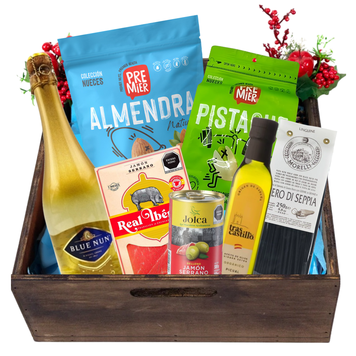 Kit 9 Arcon Canasta Navideña