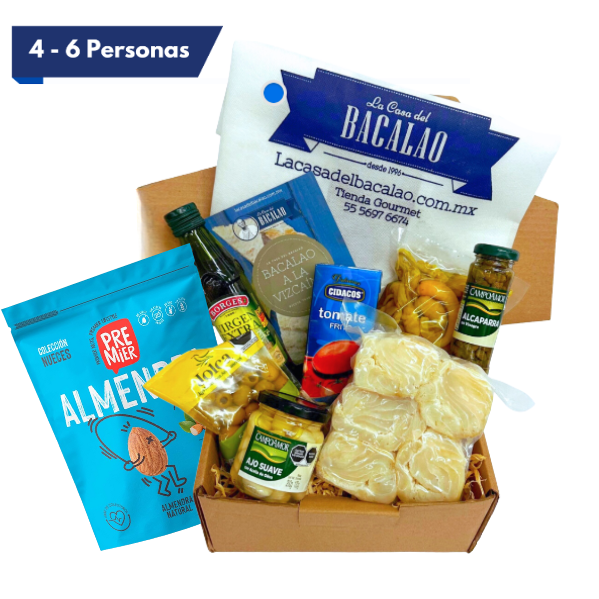 Kit para Preparar Bacalao a la Vizcaina 4-6 Personas