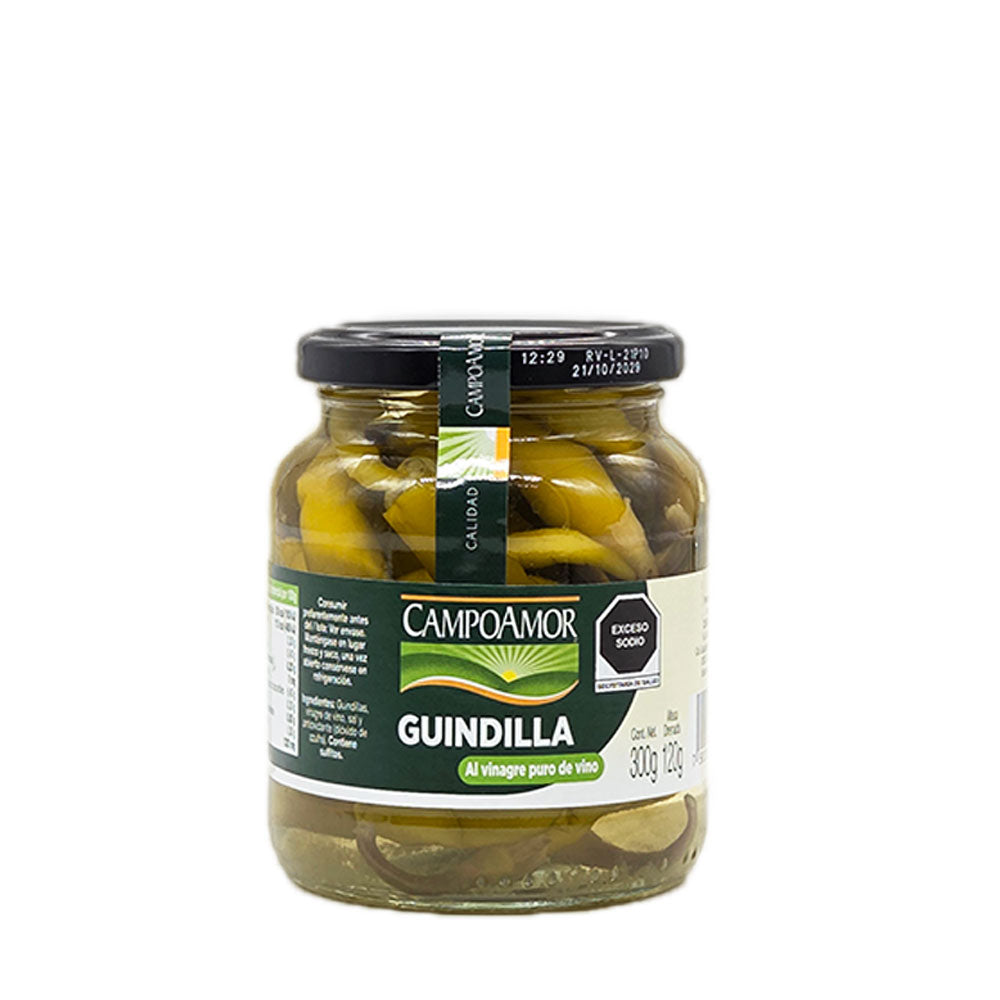 Guindillas Campoamor en Vinagre 300g | La Casa del Bacalao