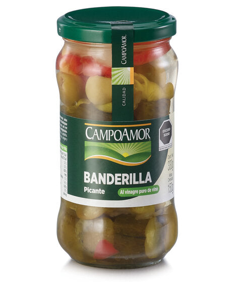 Banderillas Picantes Campoamor 330 g | La Casa del Bacalao