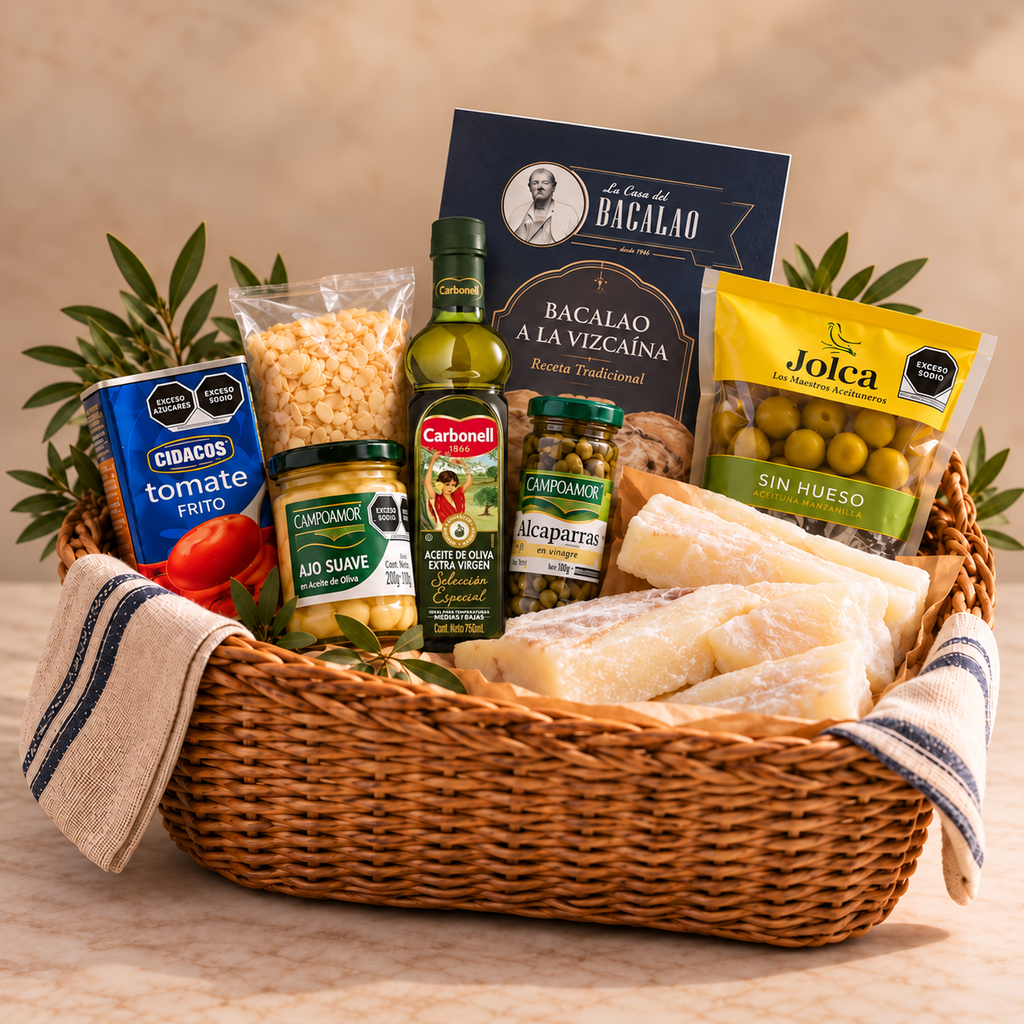 Kit para Preparar Bacalao a la Vizcaina 4-6 Personas