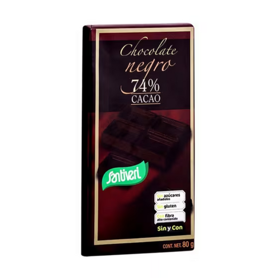 Chocolate Negro 74% Cacao 80g