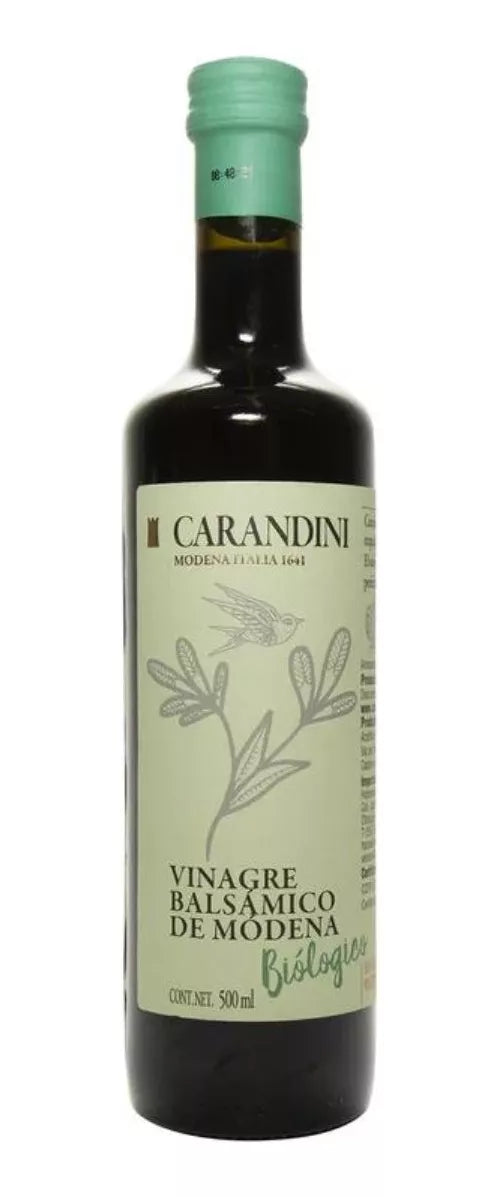 Vinagre Balsamico Organico Carandini 500ml Botella Italia