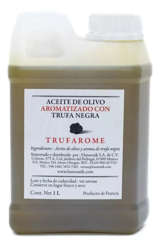 Aceite Oliva Trufarome Aroma Trufa Negra 1lt Francia Bidon