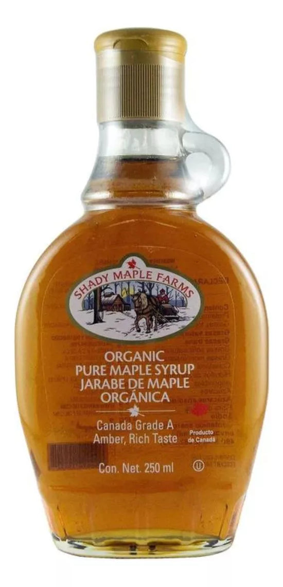 Jarabe Organico Puro Maple Shady Maple Farms 250ml Amber