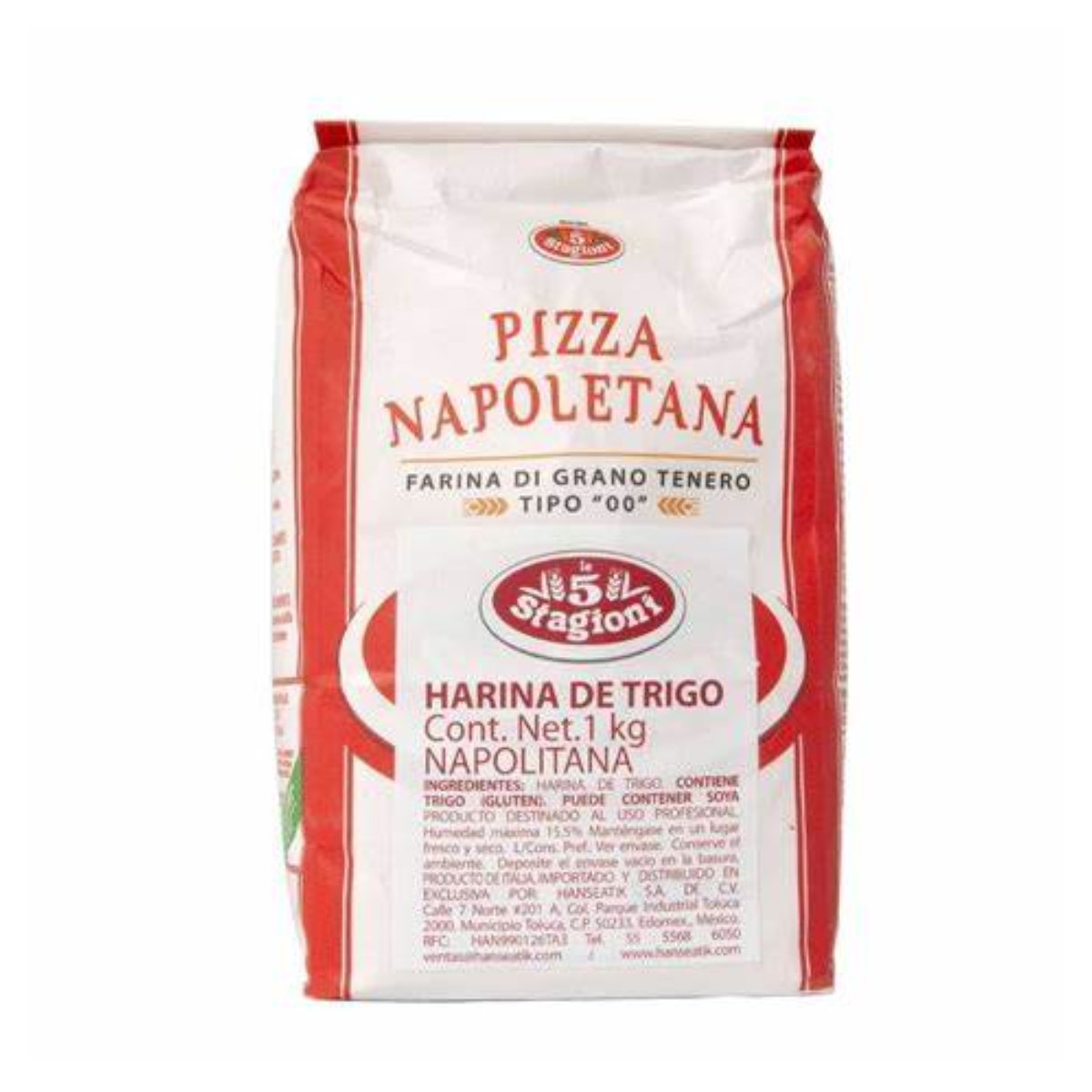 Harina de Trigo Para Pizza Napolitana Tipo 00 1kg