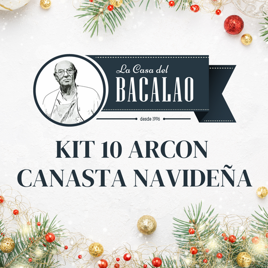 Kit 10 Arcon Canasta Navideña