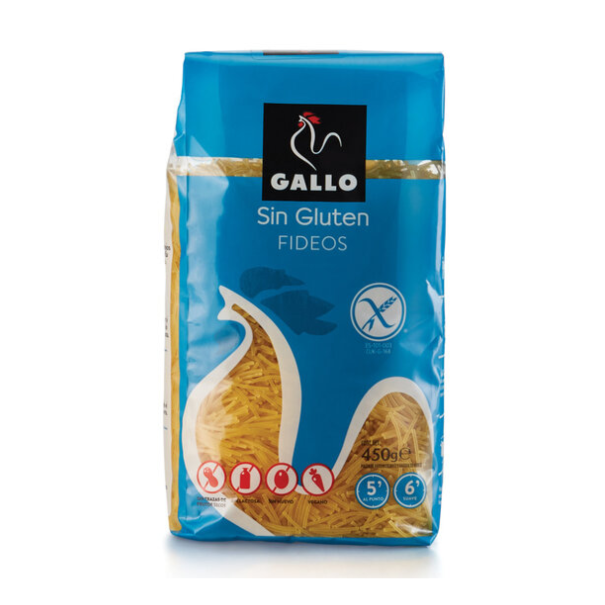 Pasta Fideos sin Gluten 450g