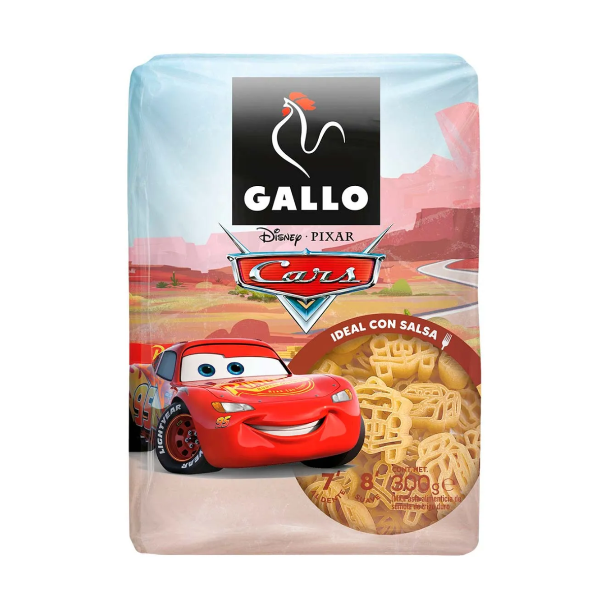 Pasta Gallo Disney Cars 300g