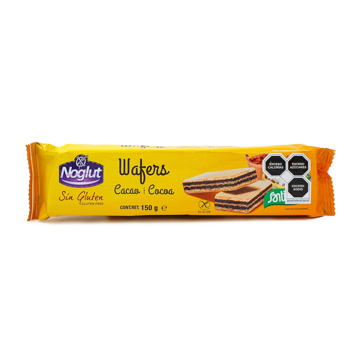 Wafers de Cacao Sin Gluten 150 g