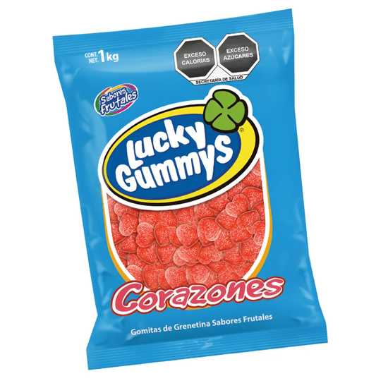 Gomitas Forma Corazones Lucky Gummys 1 Kg