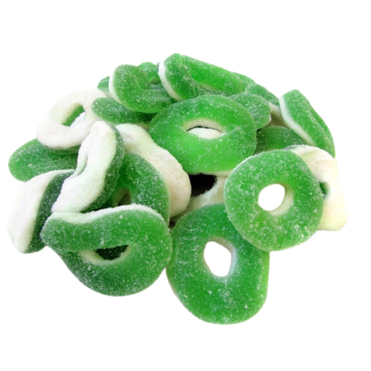 Gomitas Azucaradas Aros De Manzana Lucky Gummys 1 Kg