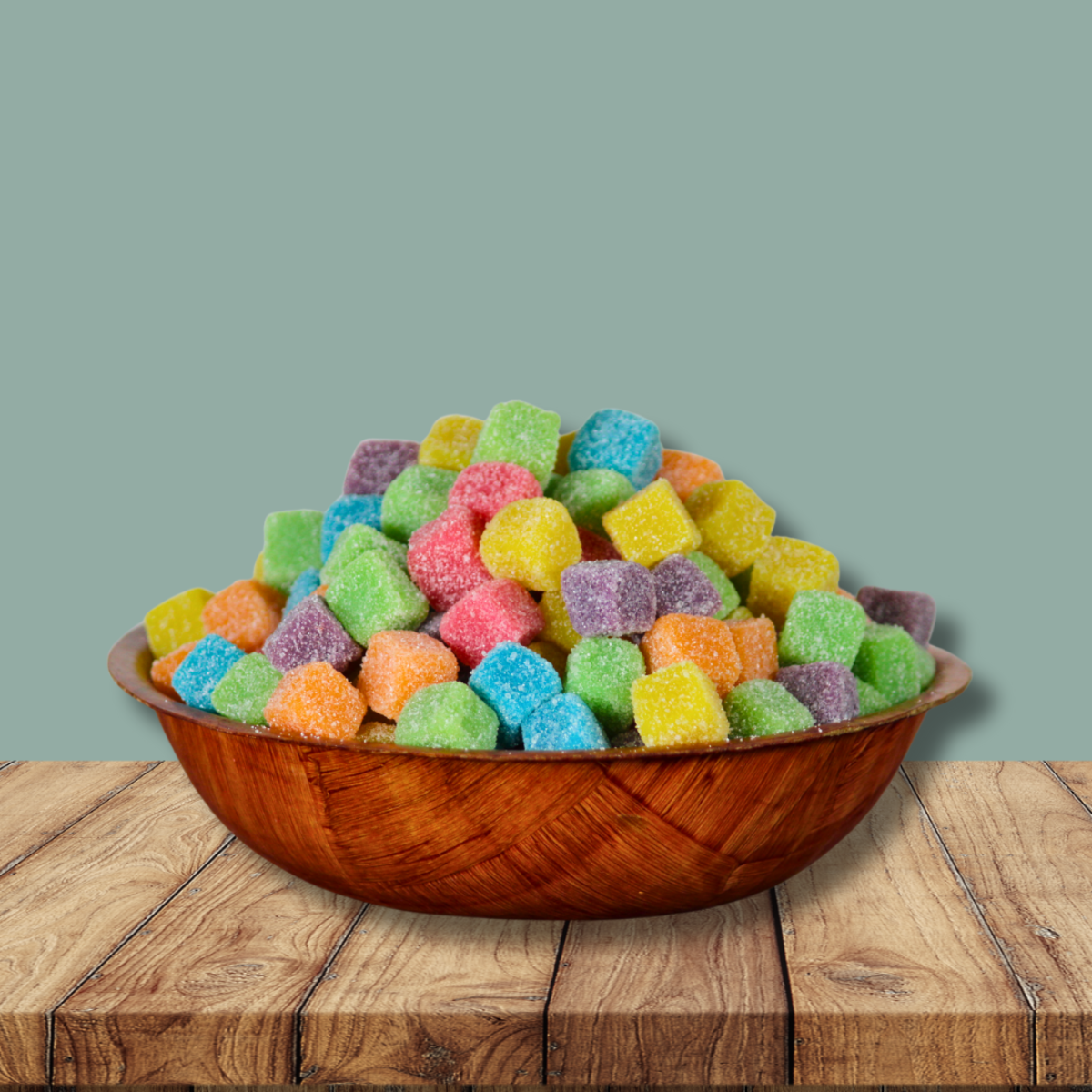 Bolsa Gomitas Forma De Cubitos Lucky Gummys 1 Kg Azucaradas