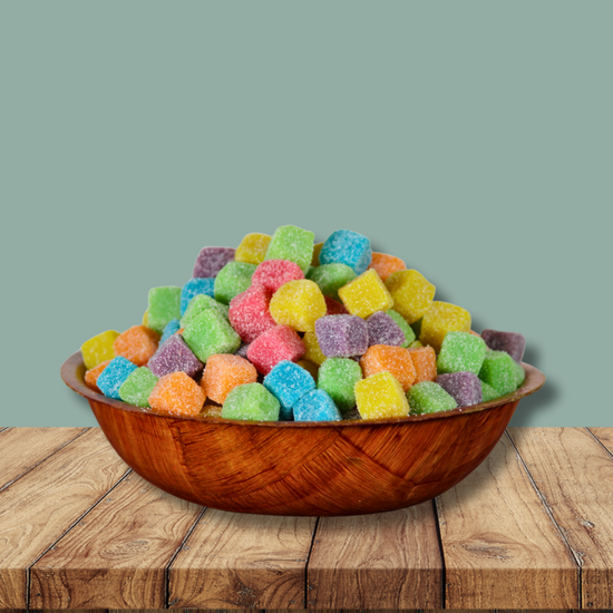 Bolsa Gomitas Forma De Cubitos Lucky Gummys 1 Kg Azucaradas