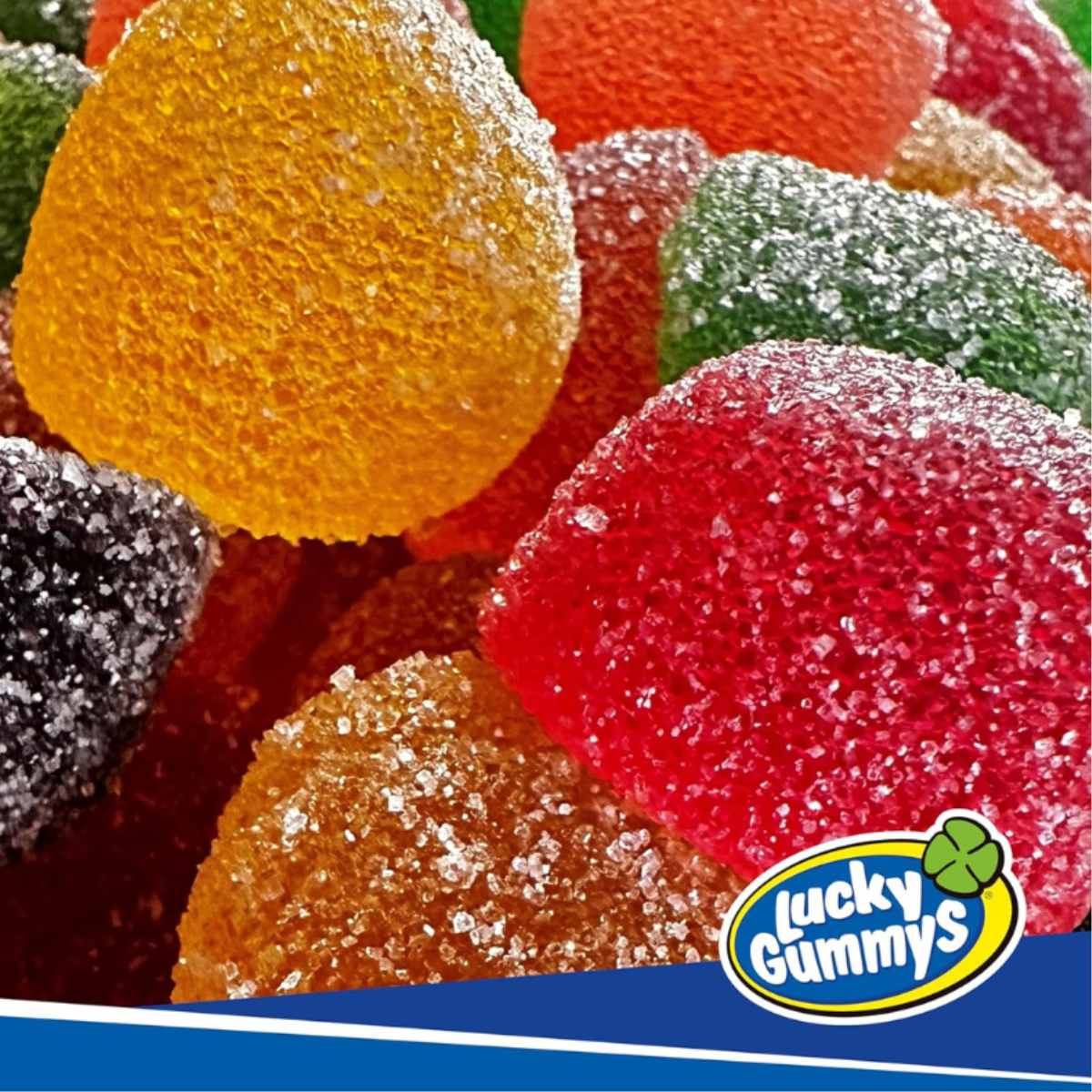 Bolsa Gomitas Forma Gomita Lucky Gummys 1 Kg Sabor Frutal