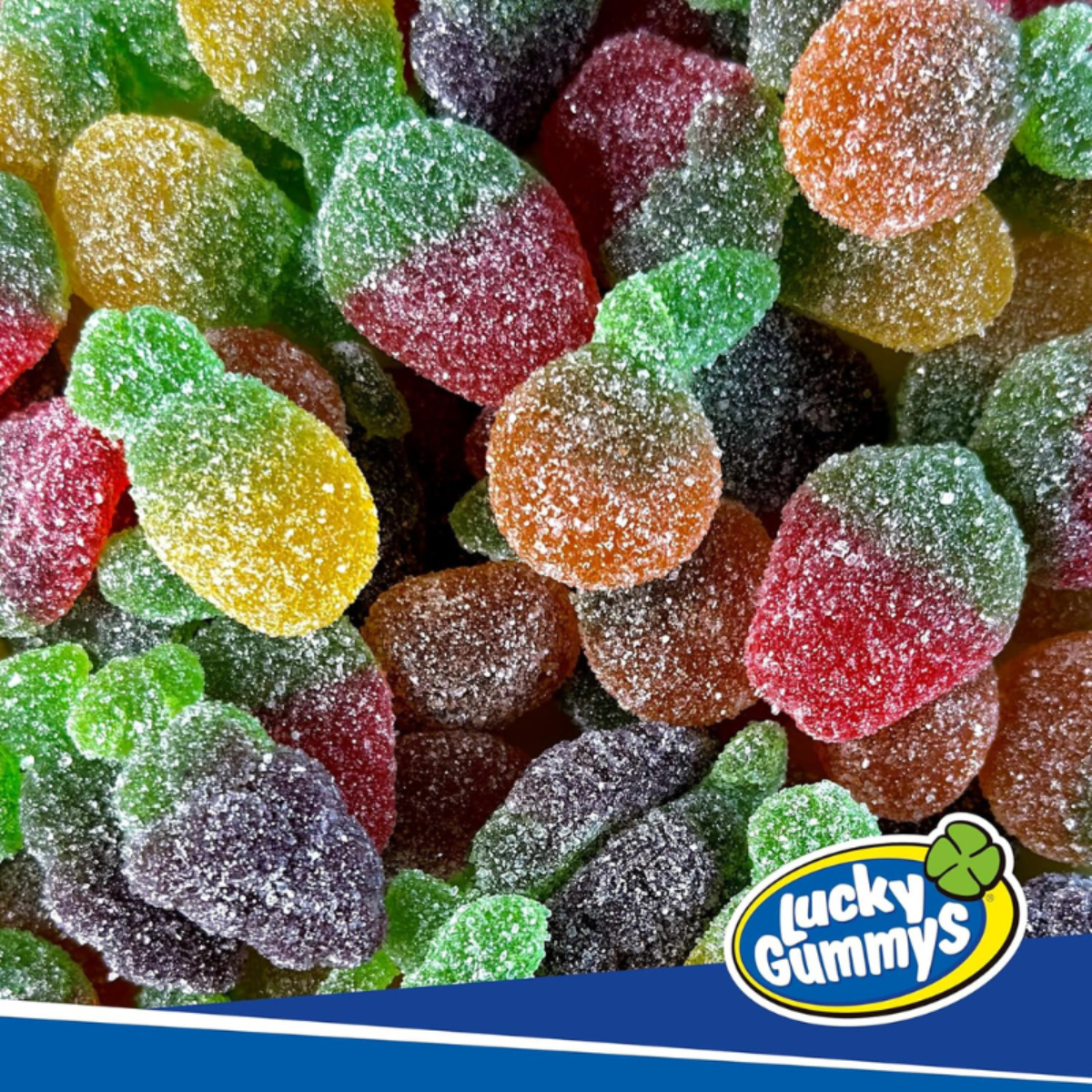 Gomitas Forma Frutitas Sabor Frutal Lucky Gummys 1 Kg