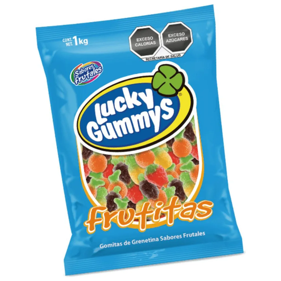 Gomitas Forma Frutitas Sabor Frutal Lucky Gummys 1 Kg