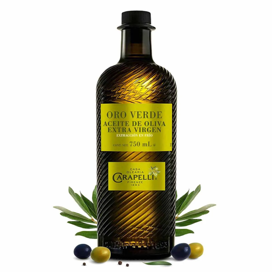 Aceite De Oliva Extra Virgen Carapelli Oro Verde 1 Litro