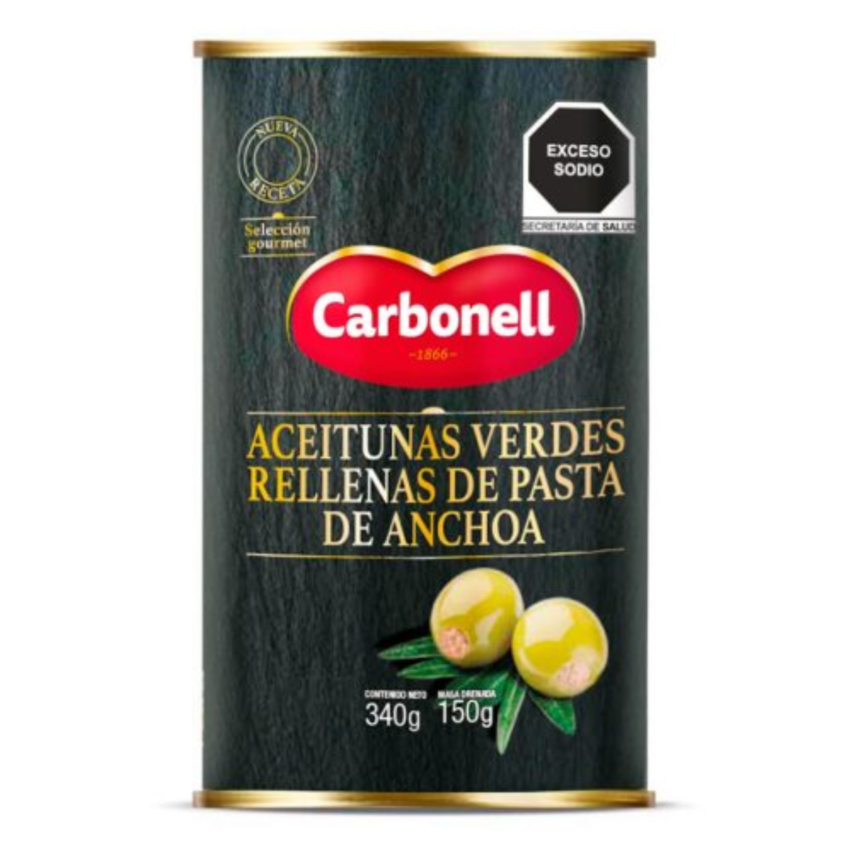 Aceitunas Verdes Rellenas de Anchoa 340g