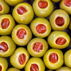 Aceitunas Verdes Rellenas de Jamón Serrano 340g