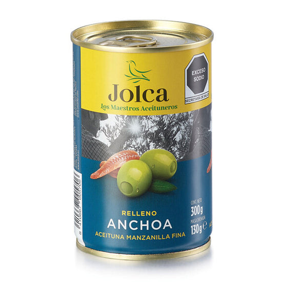Aceituna Rellena de Anchoa 300g - Aceitunas La casa del bacalao