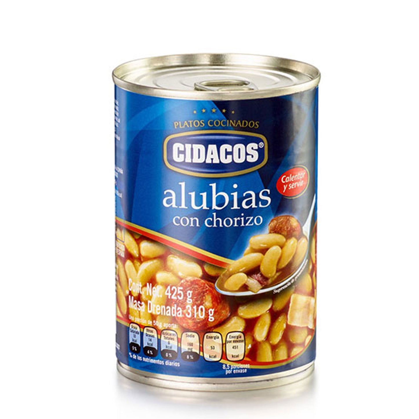 Load image into Gallery viewer, Alubias con Chorizo 425g - Enlatados y Conservas La casa del bacalao

