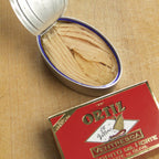 Atún Blanco (Ventresca de Bonito) en Aceite de Oliva 110g - Latería Fina La casa del bacalao