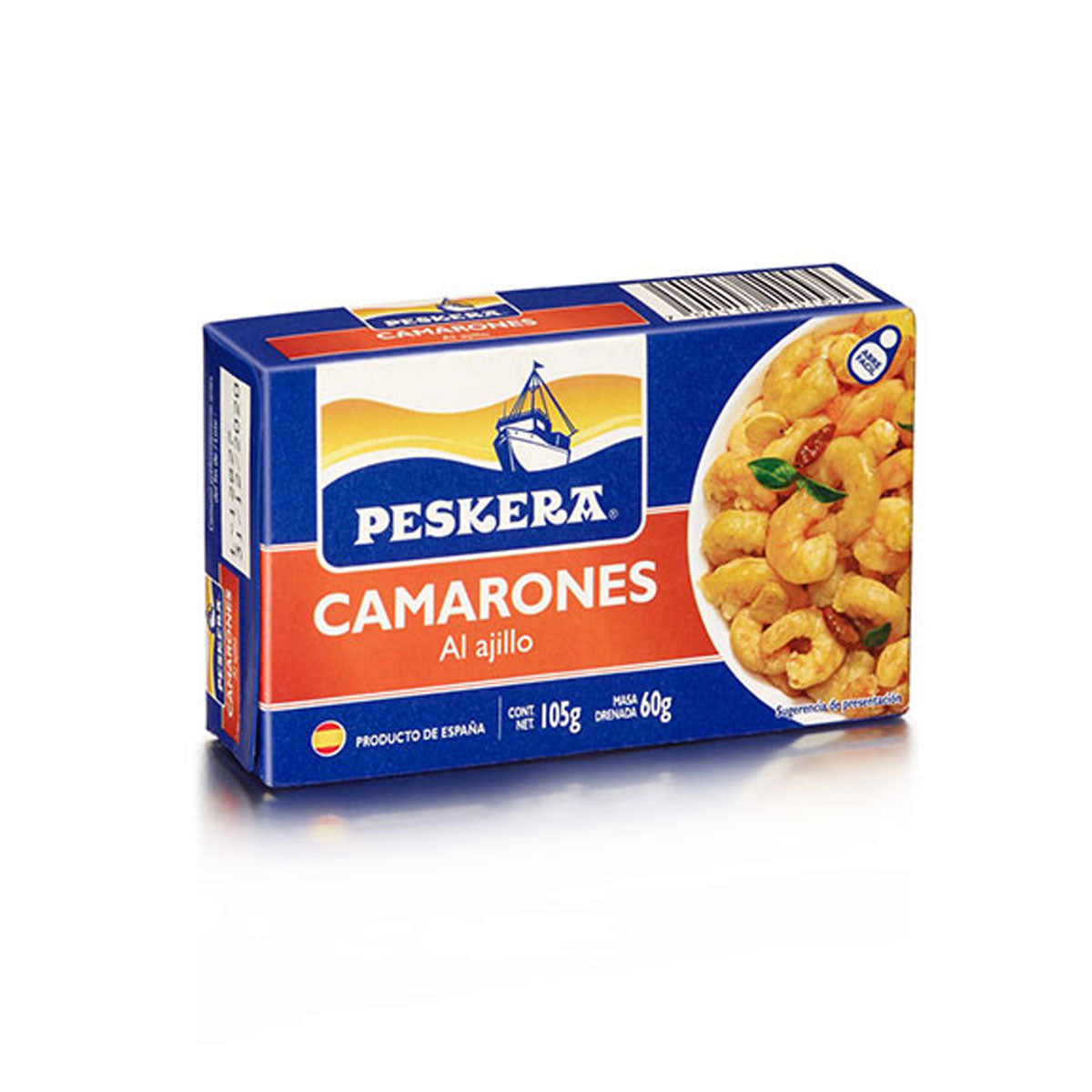 Camarones al Ajillo 105gr - Latería Fina La casa del bacalao